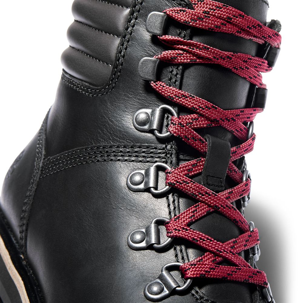 Botas Con Cordones Timberland Argentina Mujer - London Square - Negras - RTYWSF-239